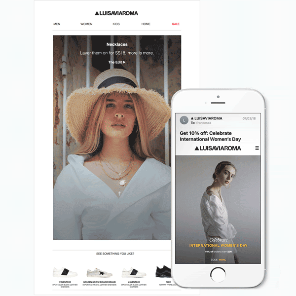 LuisaViaRoma newsletter