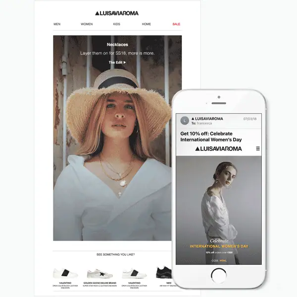 LuisaViaRoma newsletter