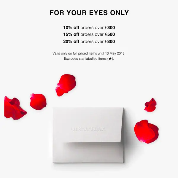 LuisaViaRoma newsletter animation